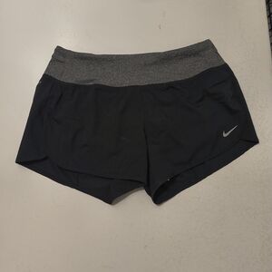 Nike Women's Athletic Shorts in Black and Gray
